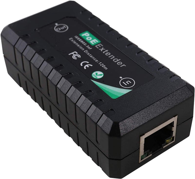 UHPPOTE 1-Port 10/100M PoE Extender IEEE802.3af for Ethernet Security Systems IP Camera - Image 5